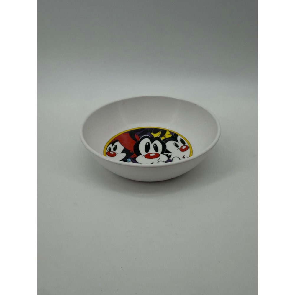 Warner Bros Bowl Unisex OS White Animaniacs 1994 Vintage Melamine PMC USA Made